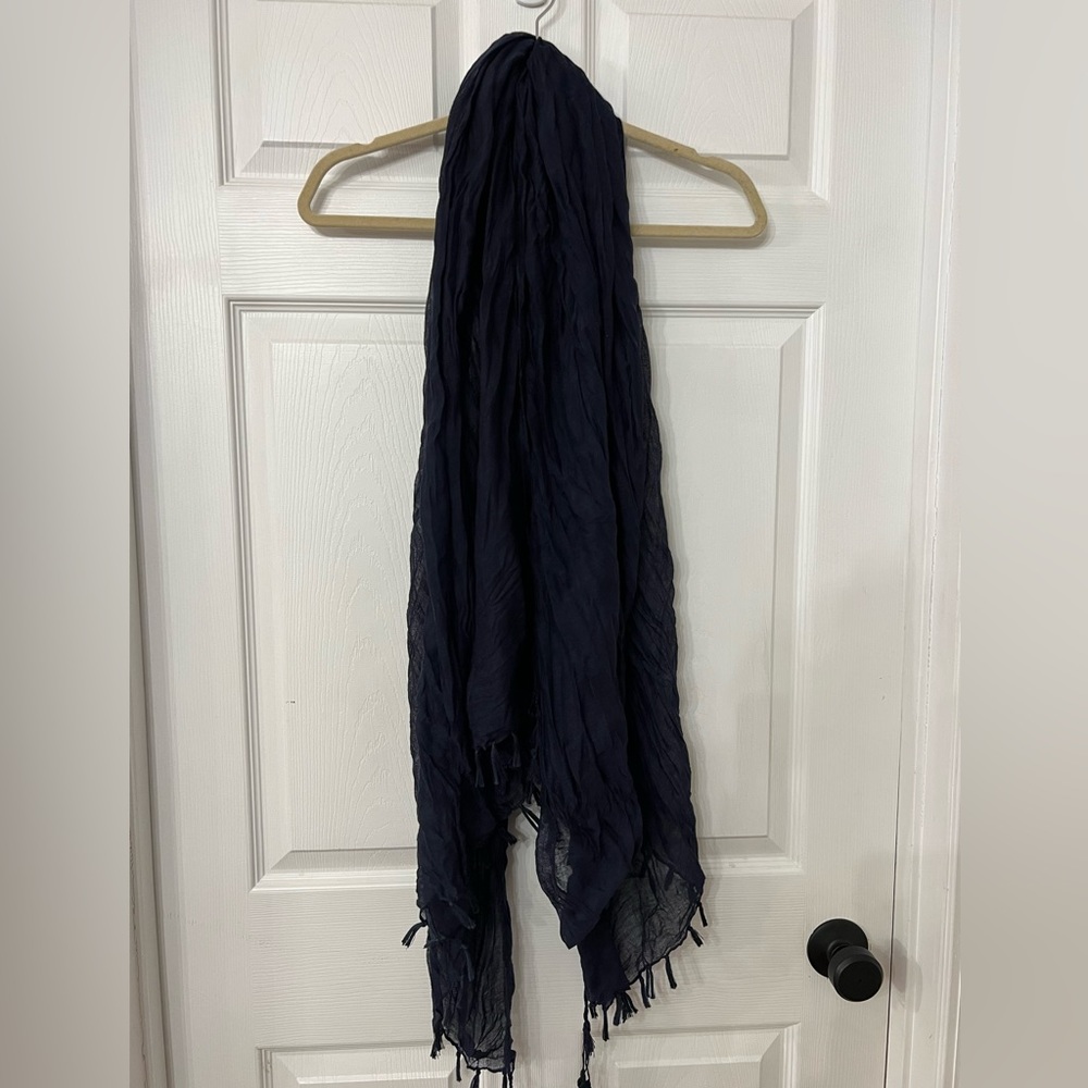 Navy Blue scarf one size